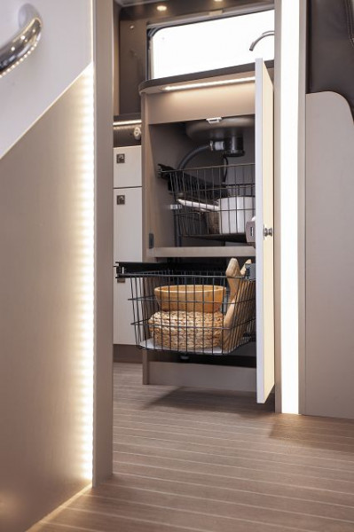 Compartiment de cuisine camping-car