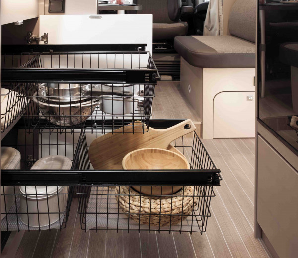 Compartiment de cuisine camping-car