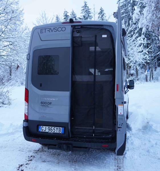 Moskitonetz für Hecktüren Camper Van Ford